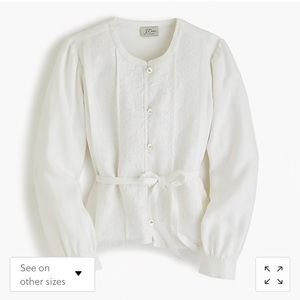 NWOT J Crew Linen Jacket